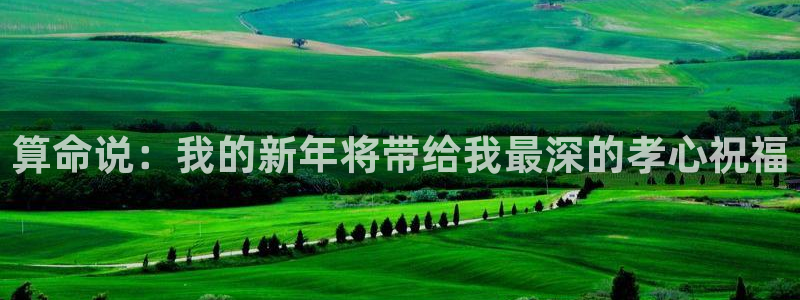 门徒娱乐平台：算命说：我的新年将带给我最深的孝心祝福