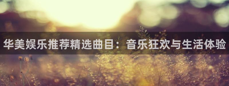 南宫门徒娱乐官网下载链接：华美娱乐推荐精选曲目：音乐狂欢与生活体验